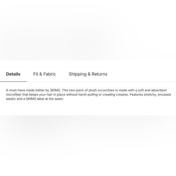 NWT! Lot Of 2 SKIMS Bras Scrunchie Headband 36C/L Bundle - Picture 16 of 16